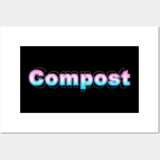 Compost Wall Art by Sanzida Design